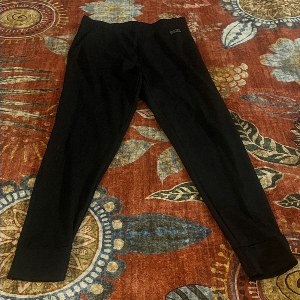 PINK Victoria's Secret Black Joggers